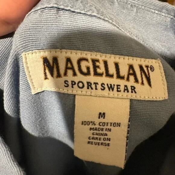 Magellan Sportswear Blue Short Sleeve Shirt - Picture 6 of 6